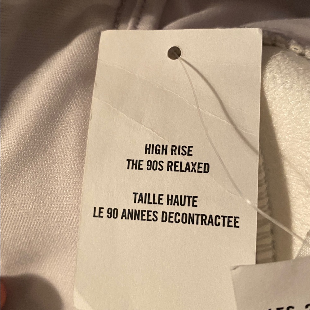 Abercrombie & Fitch NWT size 31(12) high rise silver pants - Picture 6 of 10